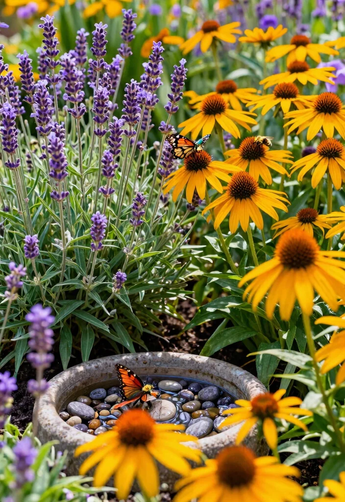 12 Backyard Flower Garden Ideas for Color and Curb Appeal 10. Pollinator Friendly Garden 0