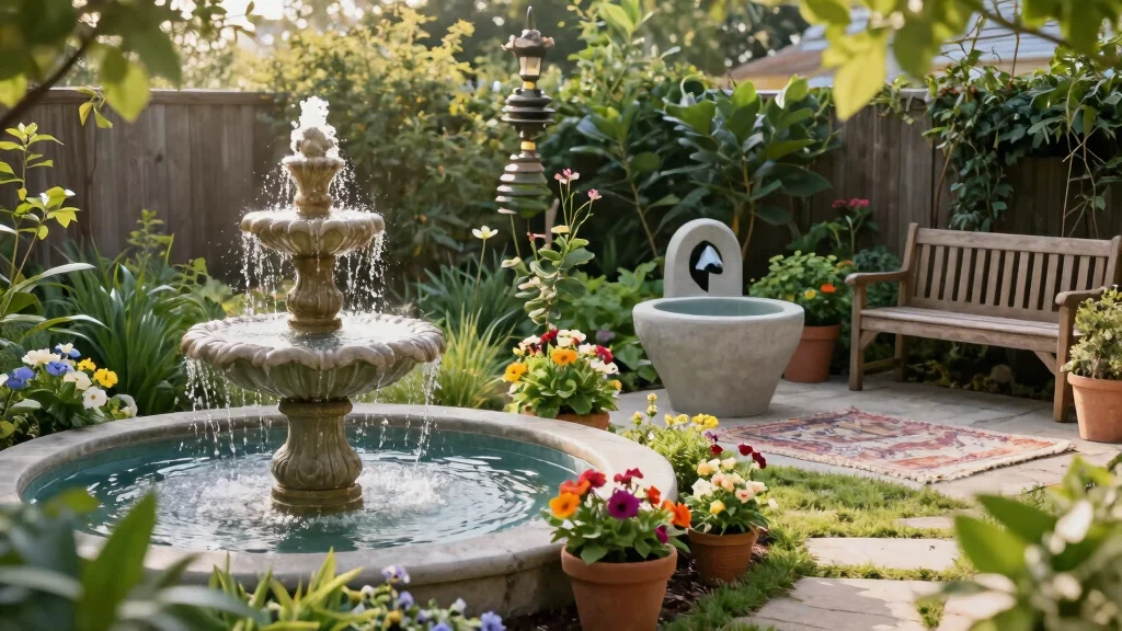 12 Backyard Fountain Ideas for Calm Sound and Movement