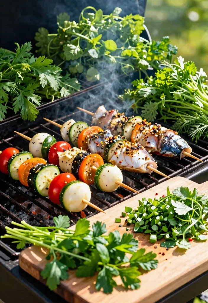 12 Backyard Grill Ideas for Easy Outdoor Cooking 11. Herb Infused Grilling 0