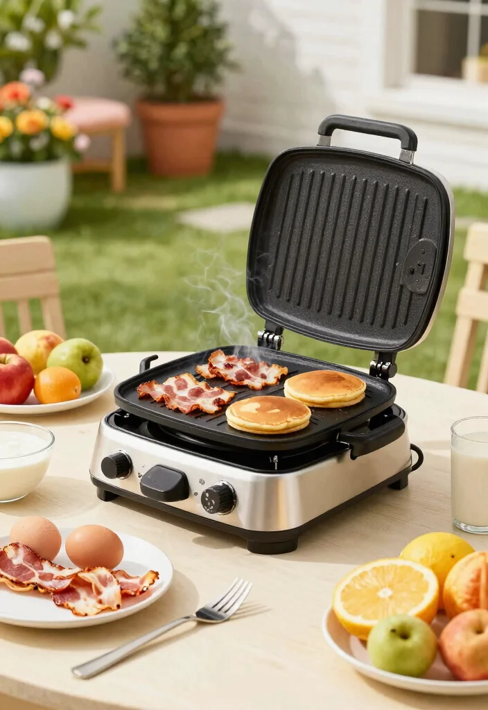 12 Backyard Grill Ideas for Easy Outdoor Cooking 6. Griddle Top Grill 0