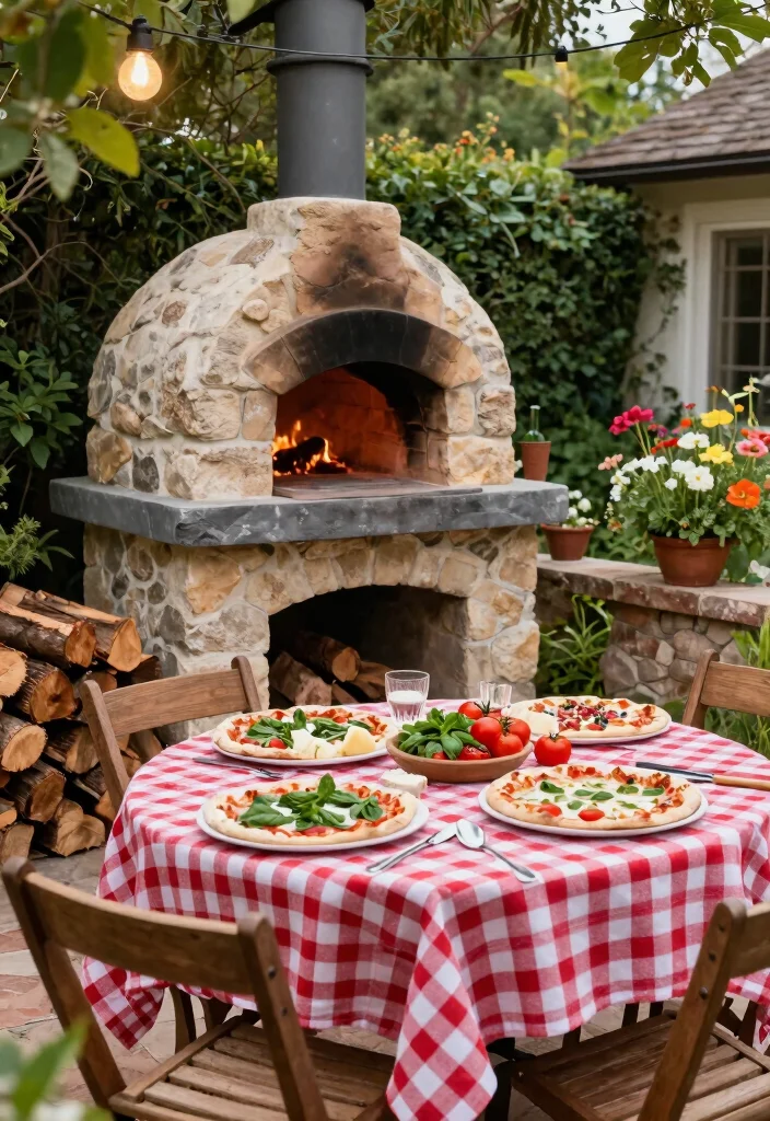 12 Backyard Kitchen Ideas for Outdoor Entertaining 2. Outdoor Pizza Oven 0