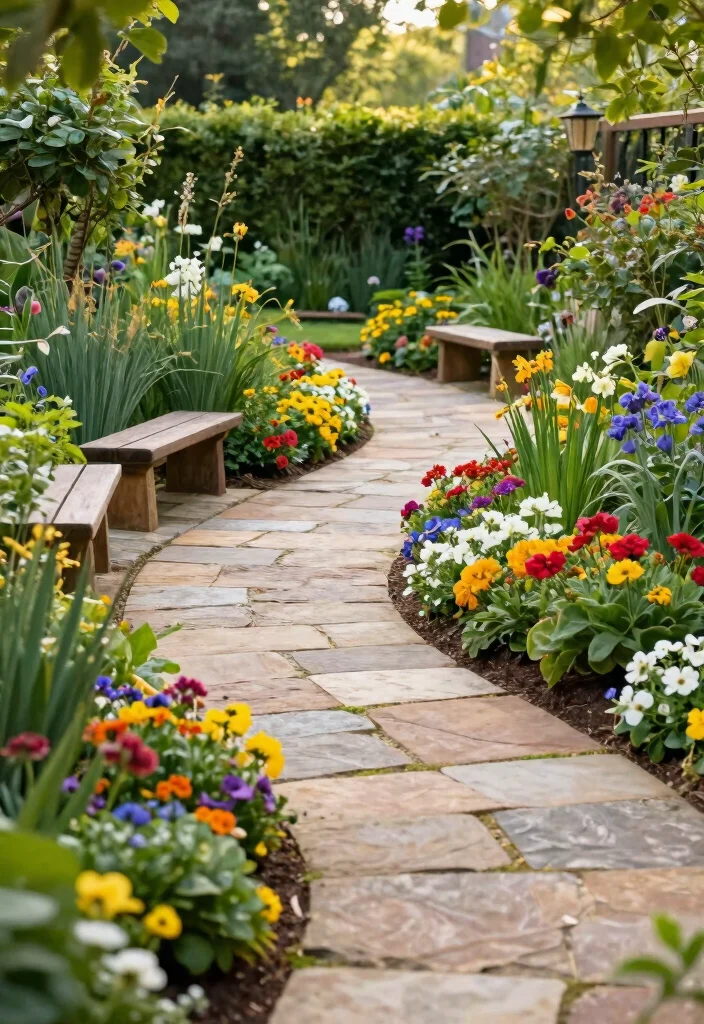 12 Backyard Layout Ideas for Better Flow and Function 4. Pathways for Flow 0