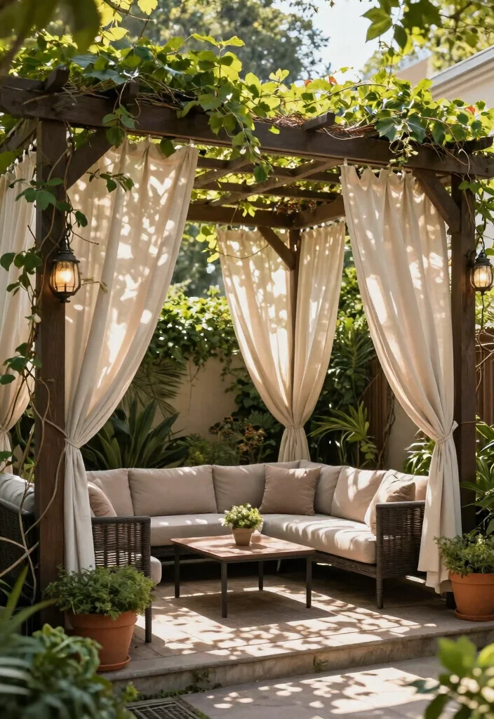 12 Backyard Layout Ideas for Better Flow and Function 9. Shade Structures for Comfort 0