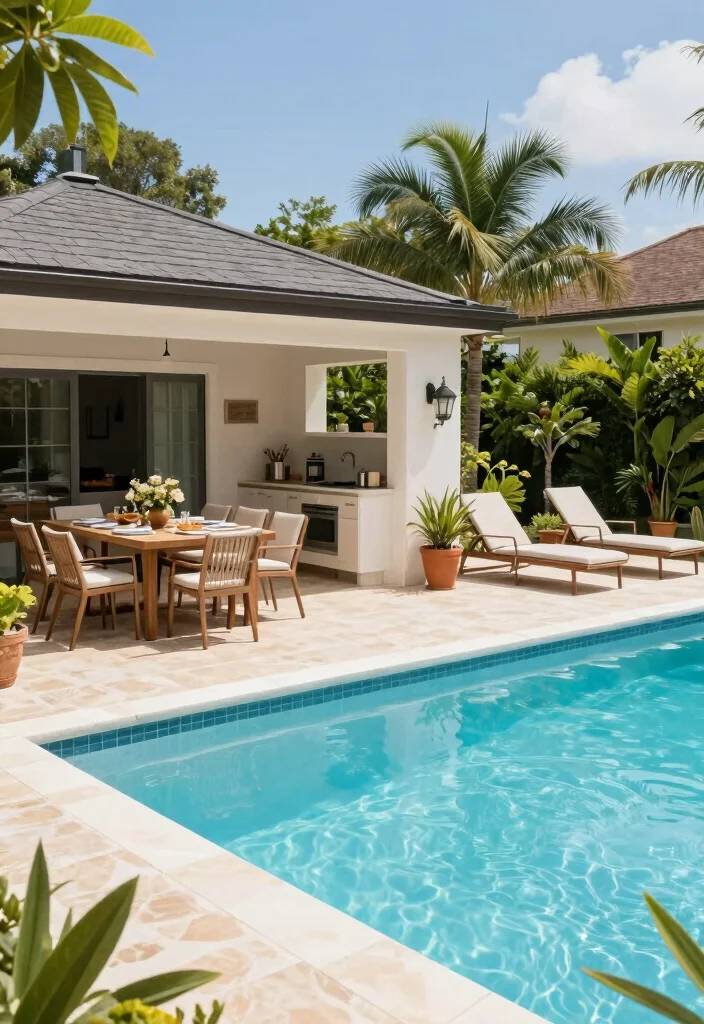 12 Backyard Pool Ideas to Upgrade Summer Living 12. Multi Functional Spaces 0