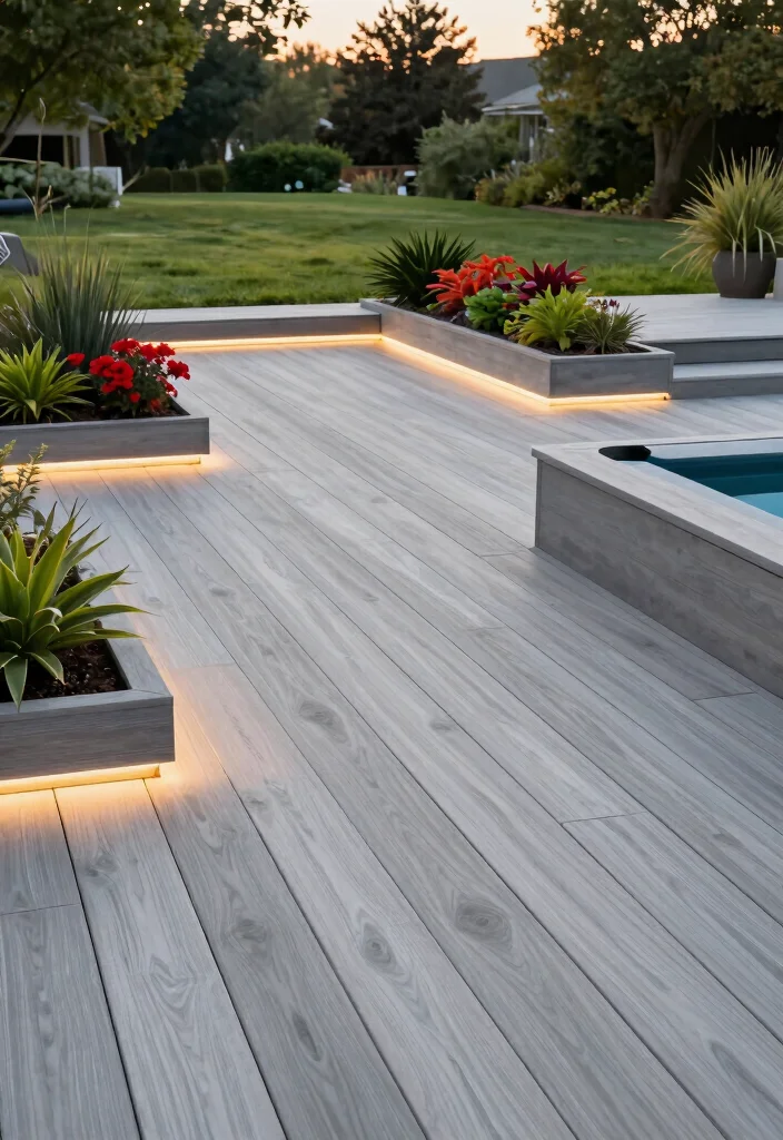 12 Backyard Pool Ideas to Upgrade Summer Living 2. Sustainable Decking Materials 0