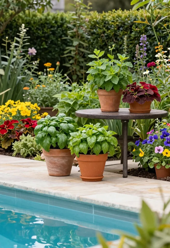 12 Backyard Pool Ideas to Upgrade Summer Living 9. Edible Landscaping 0