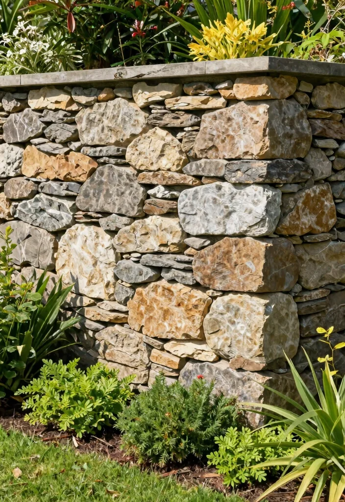 12 Backyard Privacy Ideas From Neighbors That Feel Natural 3. Natural Stone Walls 0