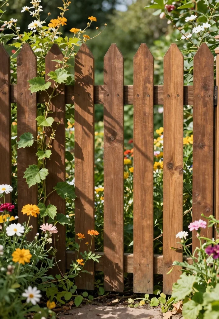 12 Backyard Privacy Ideas From Neighbors That Feel Natural 8. Natural Wood Fencing 0