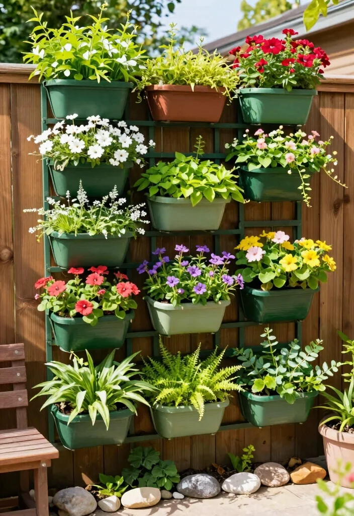 12 Bean Pole Trellis Ideas for Simple Vertical Growing 4. Trellis Wall Planter 0