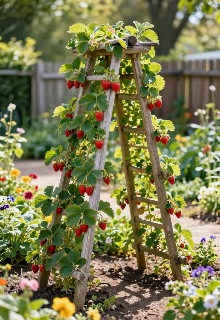 12 Berry Trellis Ideas for Neat and Productive Gardens 1 12 Berry Trellis Ideas for Neat and Productive Gardens 1. Rustic Wooden A Frame Trellis 0