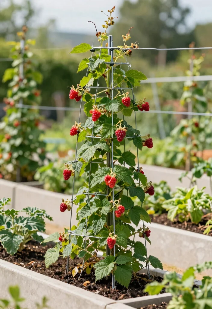 12 Berry Trellis Ideas for Neat and Productive Gardens 24 12 Berry Trellis Ideas for Neat and Productive Gardens 4. Wire Trellis for Berries 0