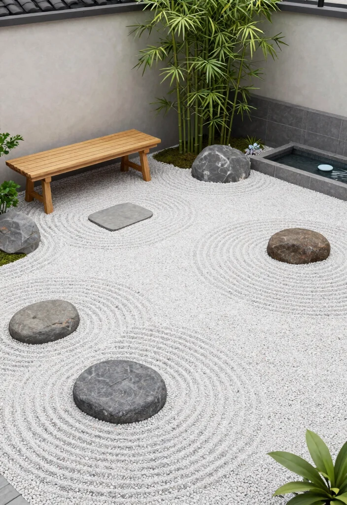 12 Bloxburg Backyard Ideas for Creative Outdoor Builds 10. Inviting Zen Garden 0