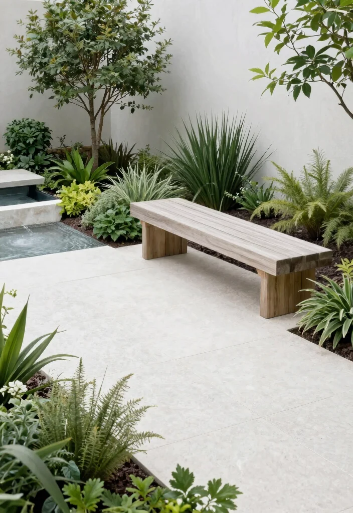 12 Bloxburg Backyard Ideas for Creative and Aesthetic Builds 11. Minimalist Green Space 0