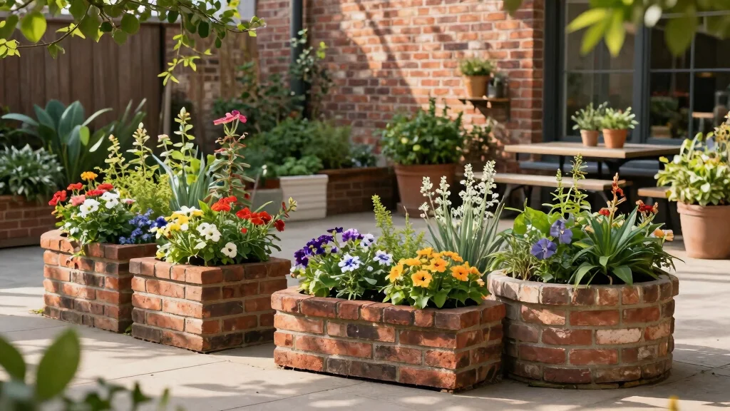 12 Brick Planter Ideas for Structured and Timeless Design