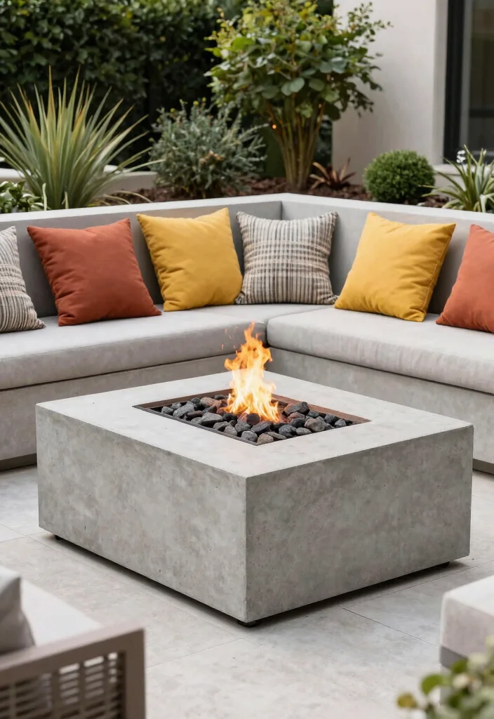 12 Budget Friendly Backyard Fire Pit Ideas That Actually Work 5. Concrete Block Fire Pit 0