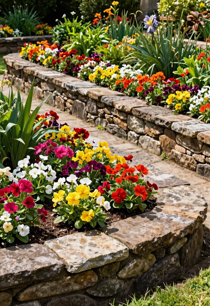 12 Cheap Fence Ideas That Look Good on a Budget 26 12 Cheap Fence Ideas That Look Good on a Budget 6. Stone or Brick Borders for a Timeless Look 0