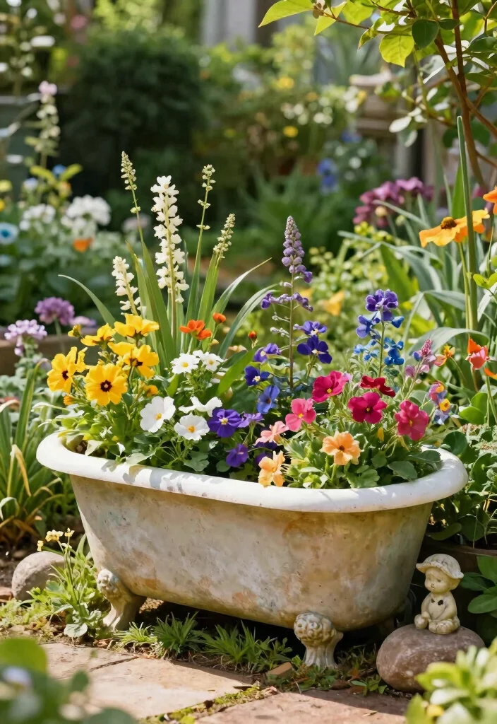 12 Cheap Planter Ideas That Still Look Great 49 12 Cheap Planter Ideas That Still Look Great 11. Old Tubs 0