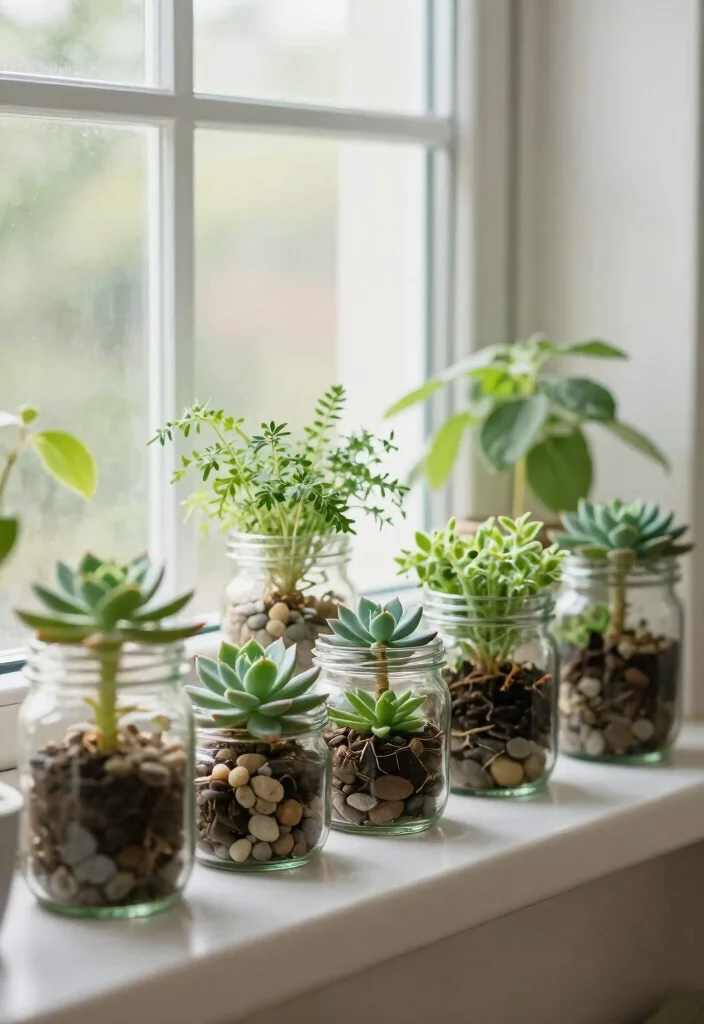 12 Cheap Planter Ideas That Still Look Great 24 12 Cheap Planter Ideas That Still Look Great 4. Glass Jars 0