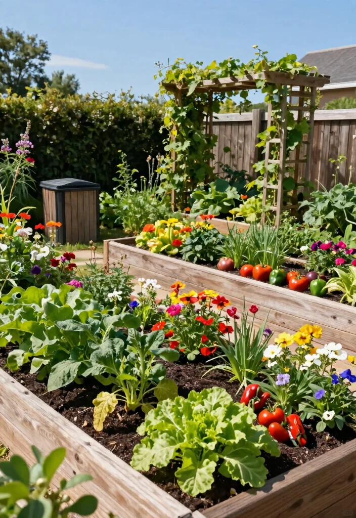 12 Cool Backyard Ideas for Fun and Modern Outdoor Living 4. Edible Landscaping for a Productive Yard 0