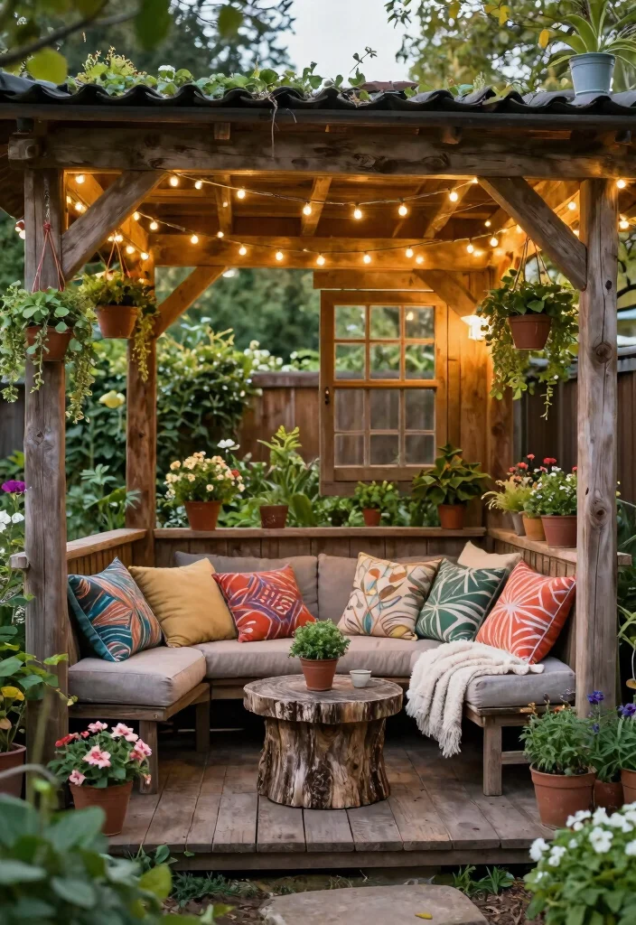 12 Covered Patio Ideas Attached to the House 1. Cozy Cottage Vibes 0