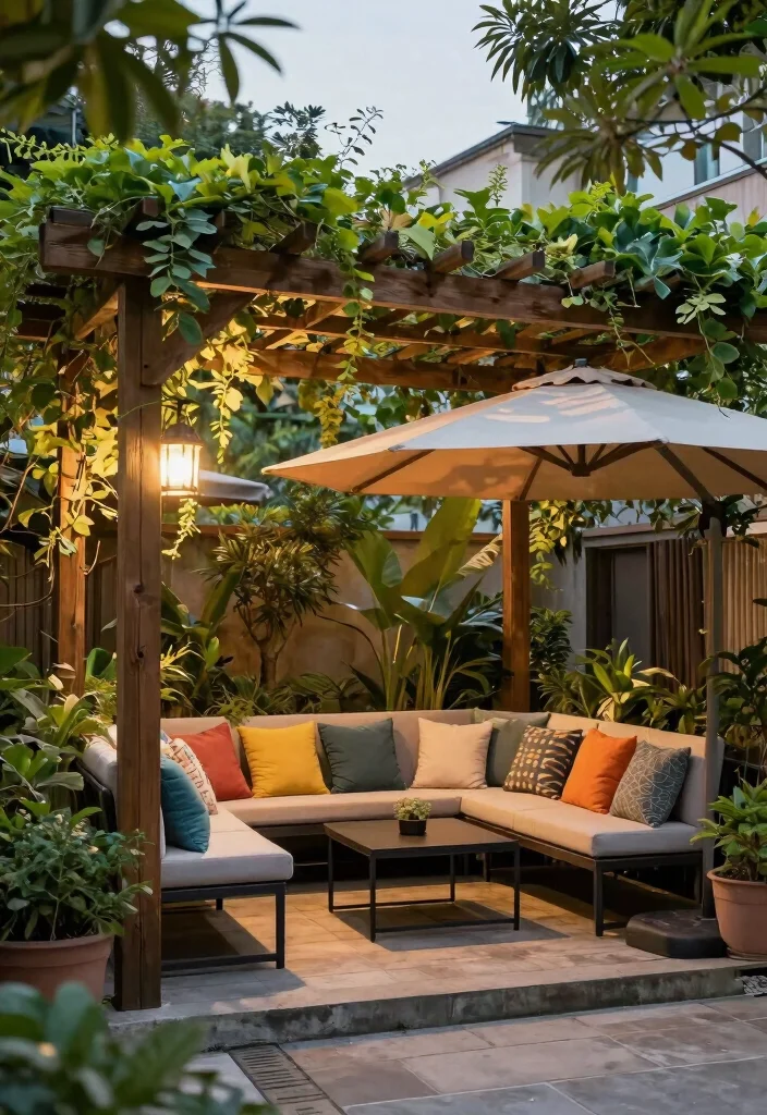 12 Cozy Patio Ideas for Relaxing Outdoor Spaces 8. Shade Structures for Comfort 0