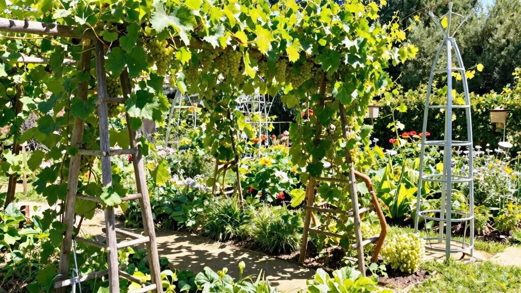 12 DIY Grape Trellis Ideas for Home Vineyards