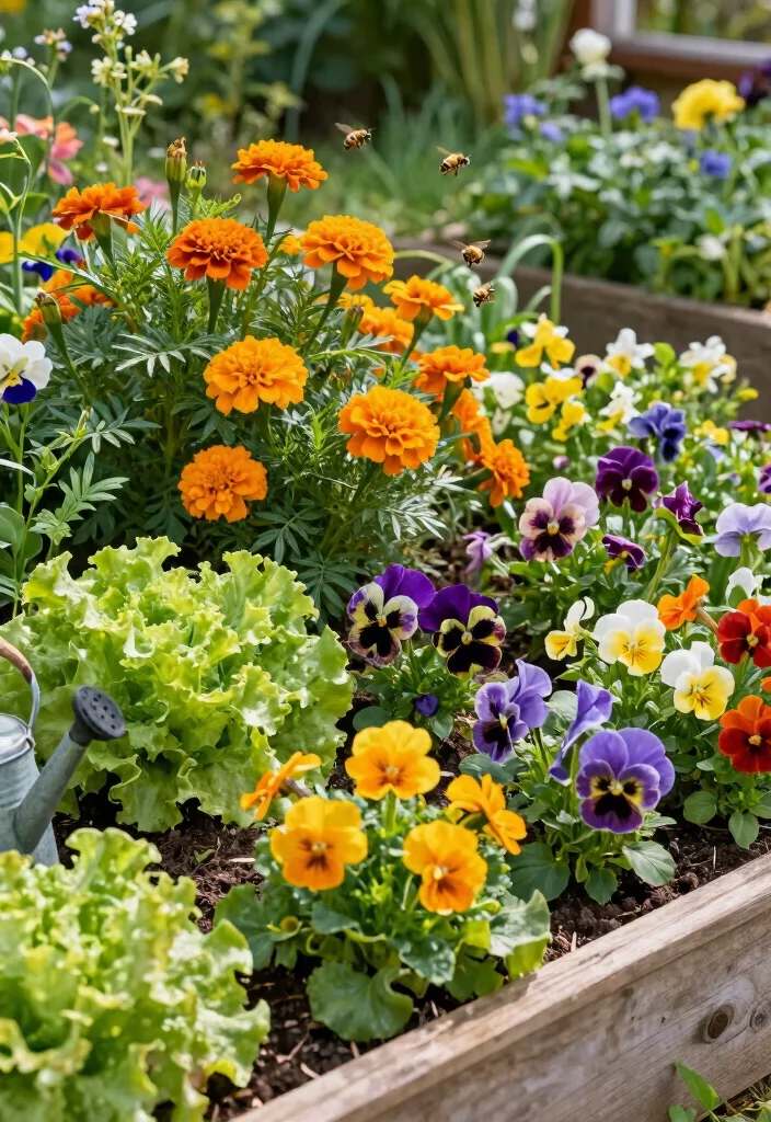 12 Dream Backyard Ideas for Ultimate Outdoor Inspiration 1. Edible Flower Garden 0