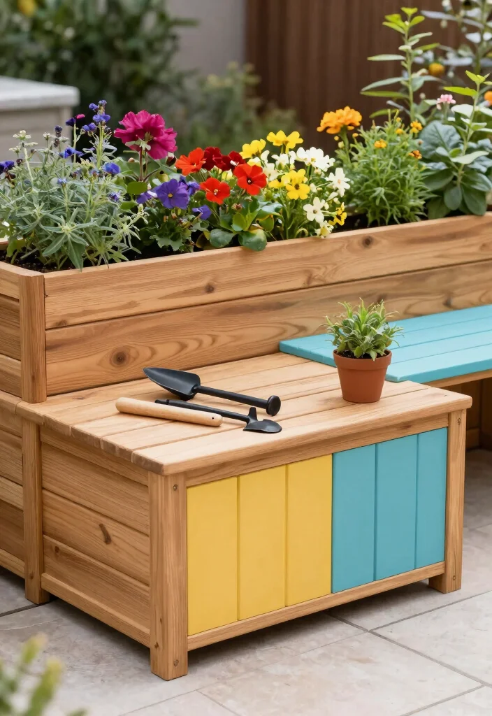 12 Enclosed Patio Ideas for All Season Enjoyment 24 12 Enclosed Patio Ideas for All Season Enjoyment 4. Multi Functional Planter Boxes 0