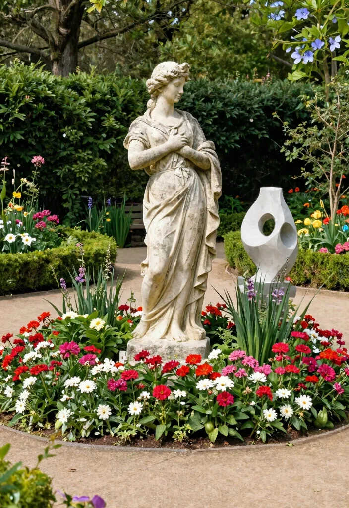 12 European Backyard Ideas for Timeless and Elegant Style 60 12 European Backyard Ideas for Timeless and Elegant Style 10. Charming Garden Sculptures 0