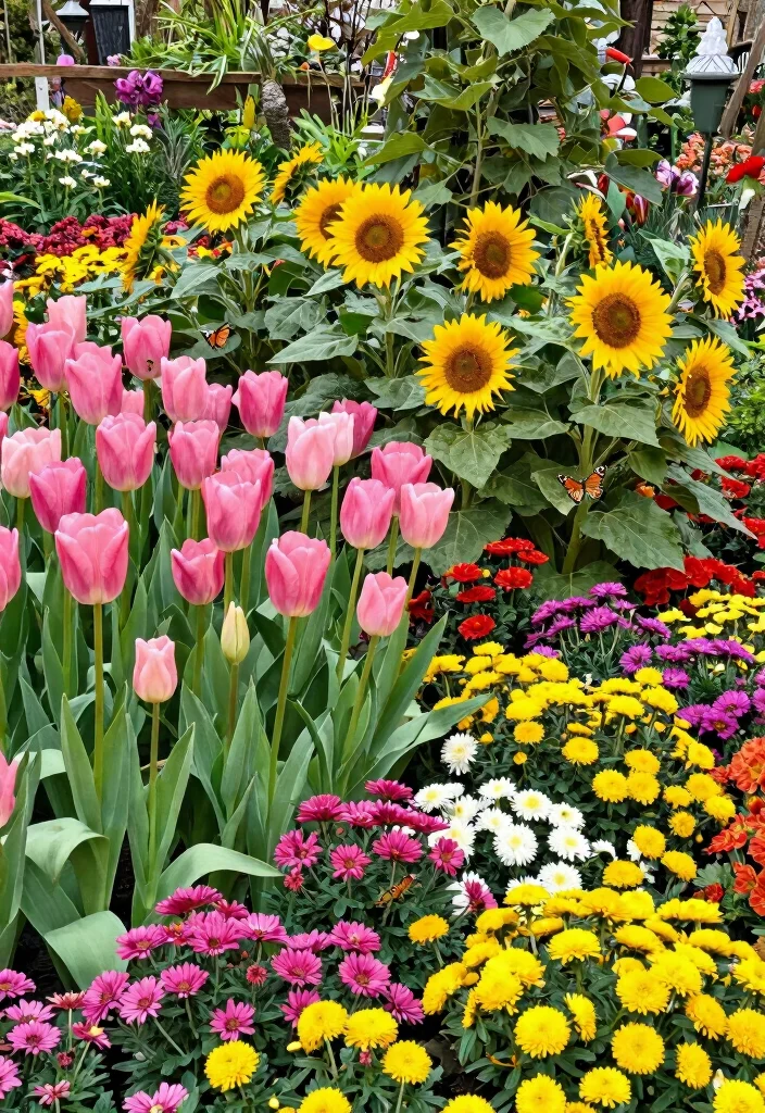 12 European Backyard Ideas for Timeless and Elegant Style 61 12 European Backyard Ideas for Timeless and Elegant Style 11. Seasonal Blooms for Year Round Beauty 0