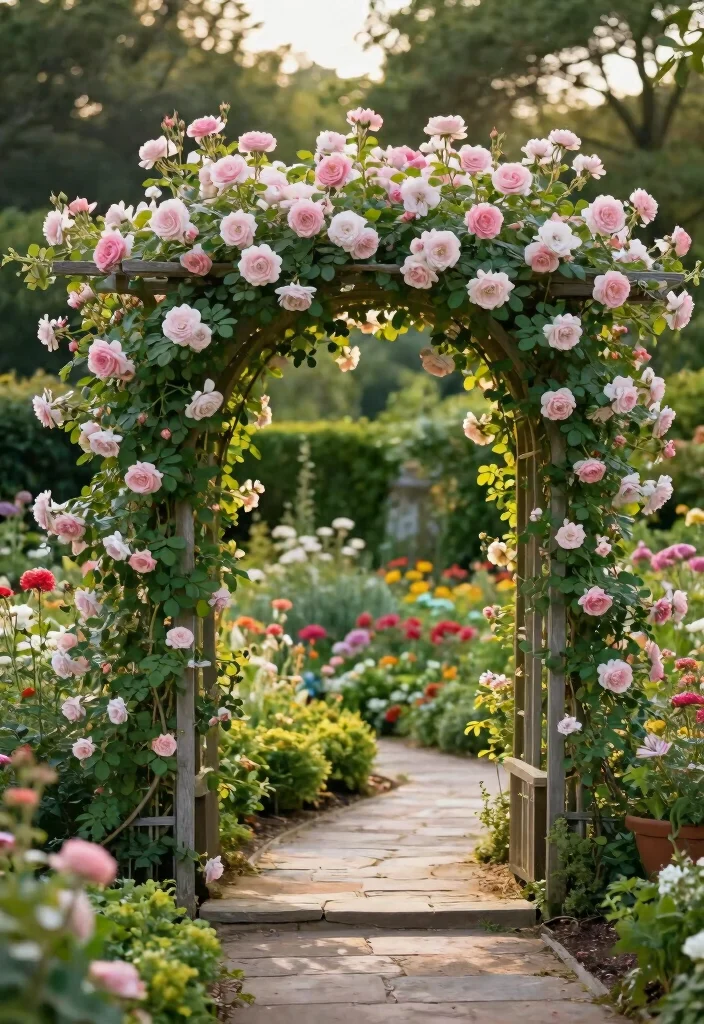 12 European Backyard Ideas for Timeless and Elegant Style 57 12 European Backyard Ideas for Timeless and Elegant Style 7. Timeless Garden Arbors 0