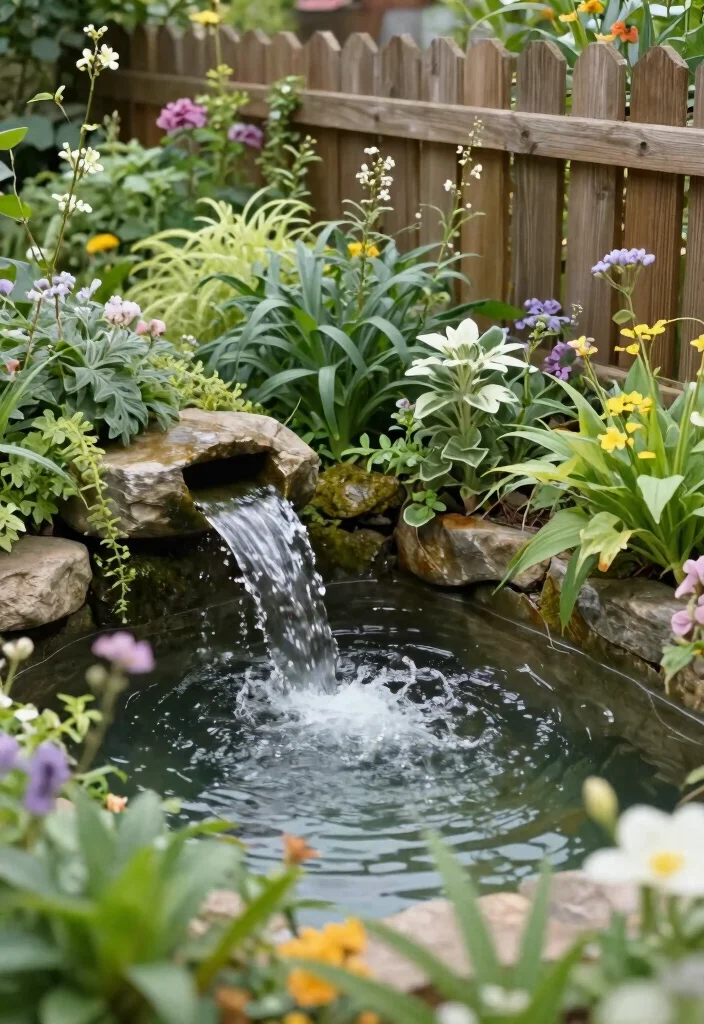 12 Fence Line Landscaping Ideas to Soften Hard Edges 12. Water Features 0