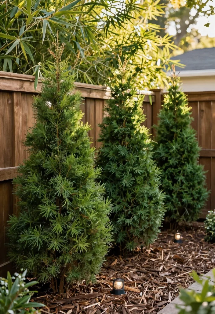 12 Fence Line Landscaping Ideas to Soften Hard Edges 4. Privacy Plants for a Natural Barrier 0