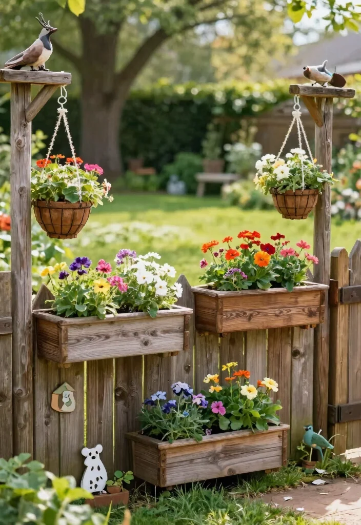 12 Fence Line Landscaping Ideas to Soften Hard Edges 9. Rustic Fence Enhancements 0