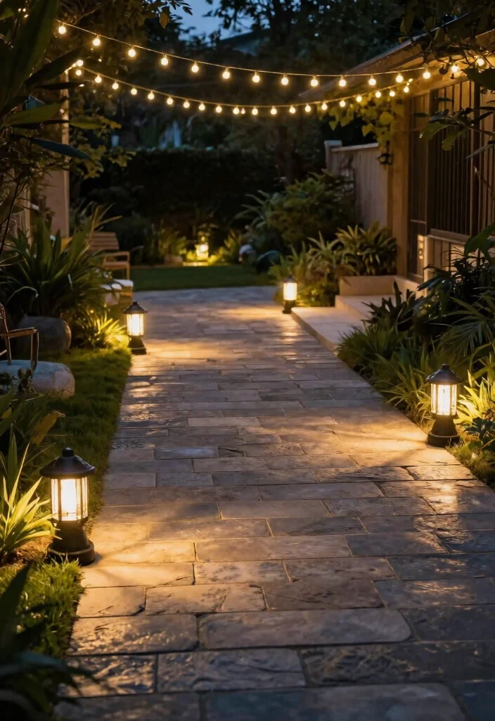 12 Flagstone Patio Ideas for Natural Texture and Charm 61 12 Flagstone Patio Ideas for Natural Texture and Charm 11. Sustainable Lighting Options 0