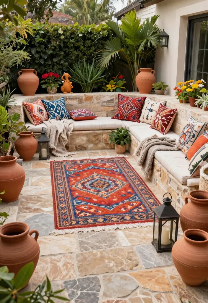 12 Flagstone Patio Ideas for Natural Texture and Charm 62 12 Flagstone Patio Ideas for Natural Texture and Charm 12. Personal Touch with Decor 0