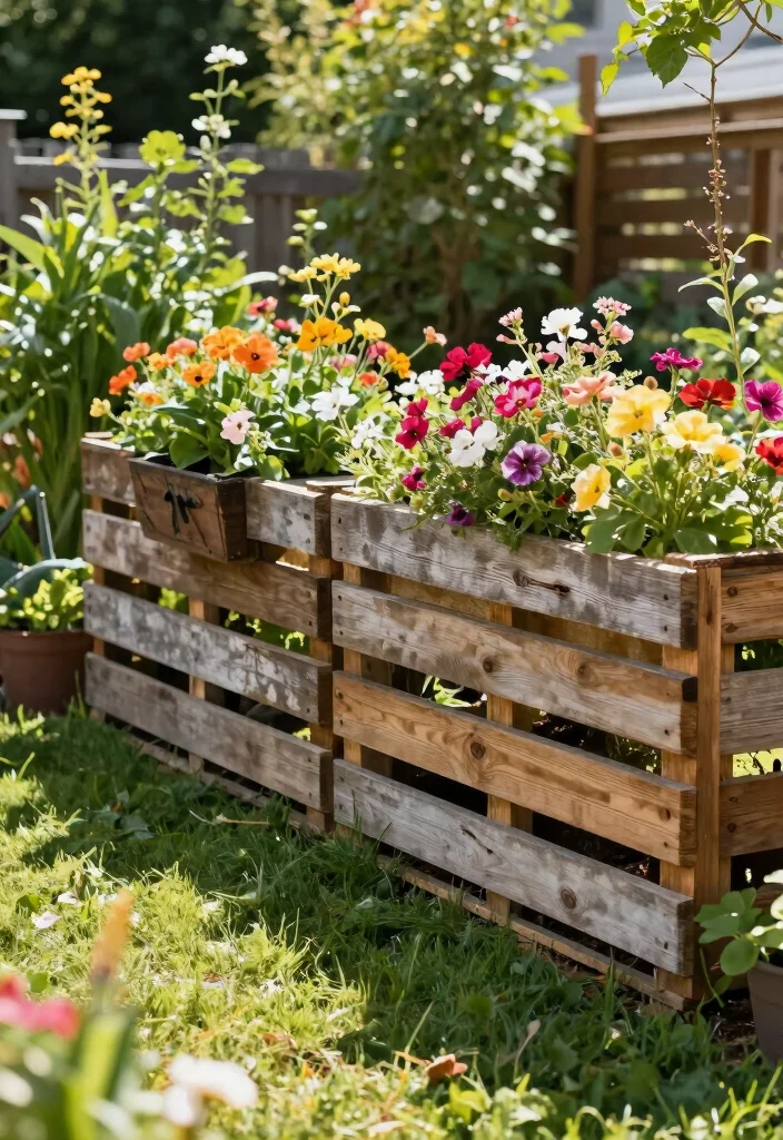 12 Front Yard Fence Ideas for Subtle and Stylish Borders 1. Rustic Wooden Pallet Fence 0
