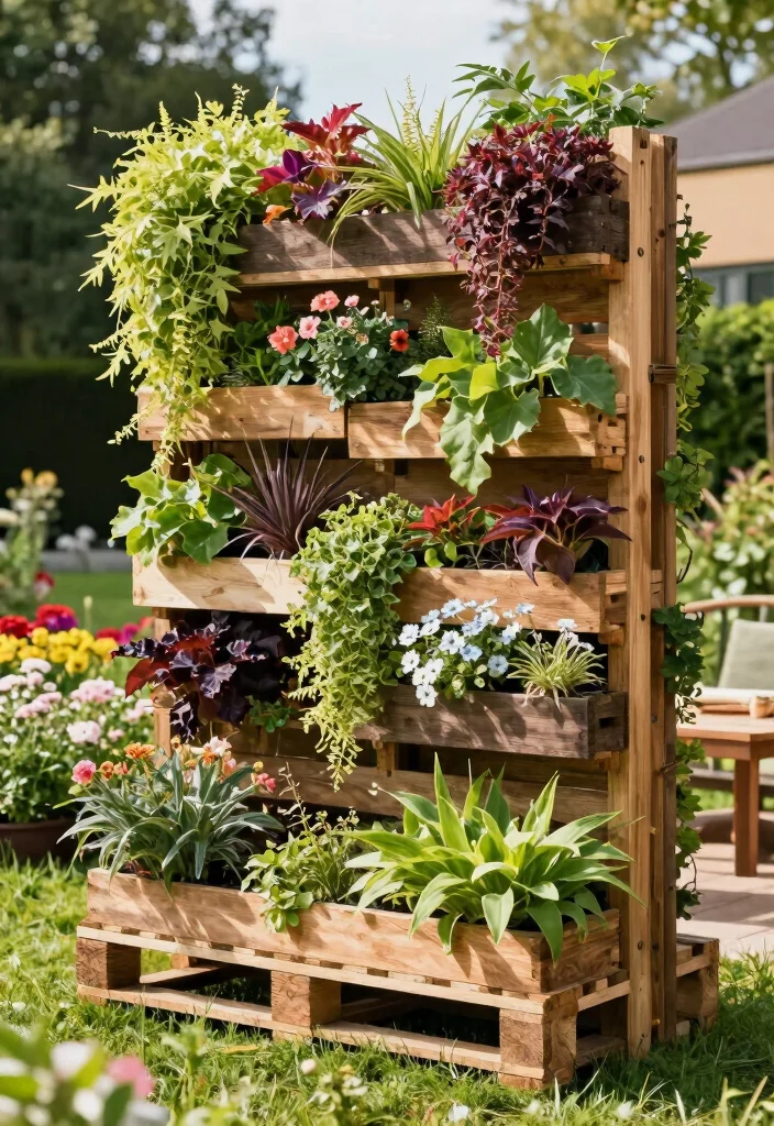 12 Front Yard Fence Ideas for Subtle and Stylish Borders 7. Vertical Garden Fence 0