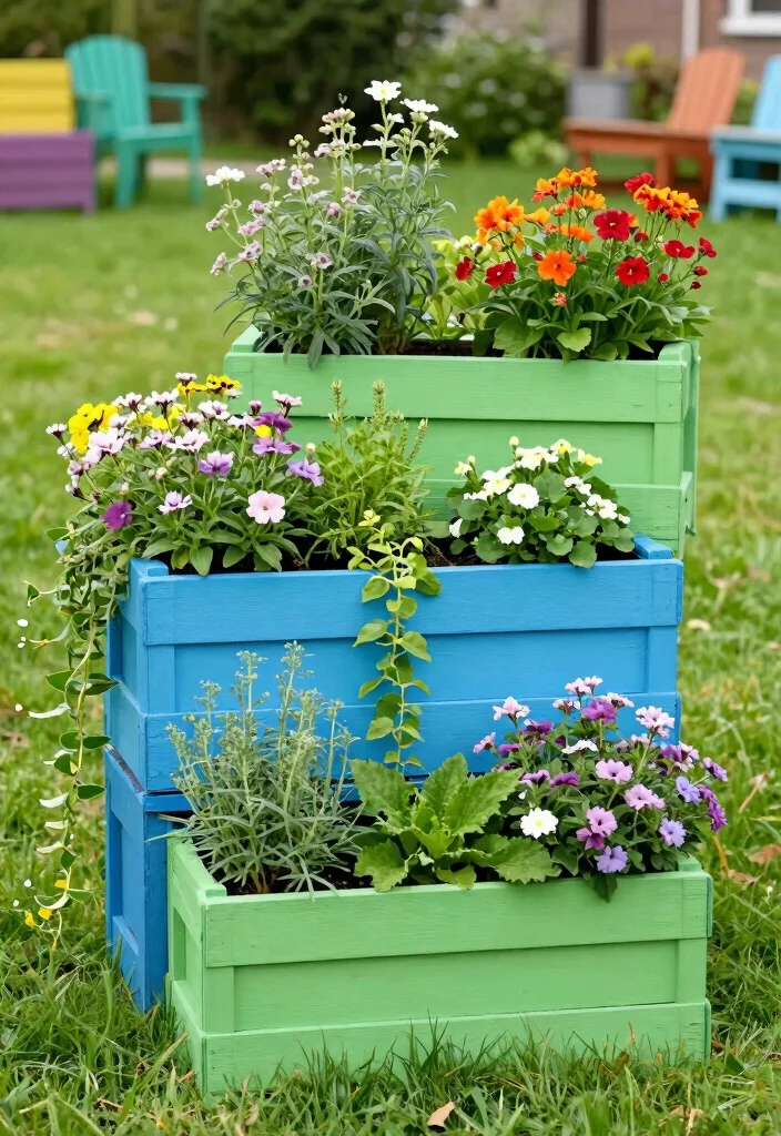 12 Front Yard Planter Ideas for Instant Curb Appeal 1 12 Front Yard Planter Ideas for Instant Curb Appeal 1. Stacked Planter Boxes 0