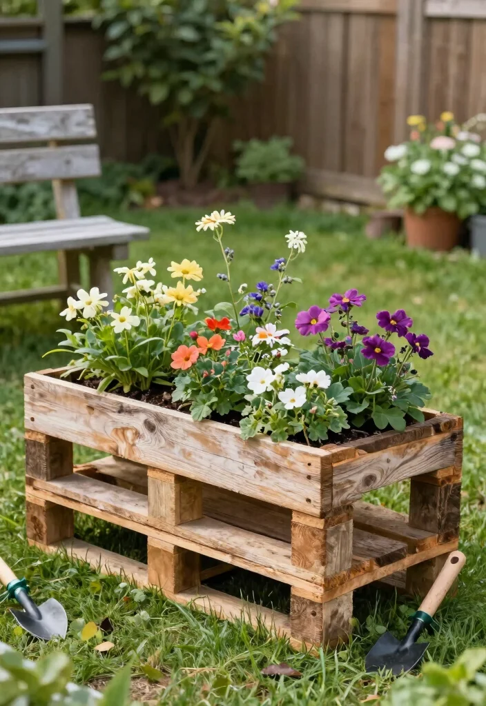 12 Front Yard Planter Ideas for Instant Curb Appeal 16 12 Front Yard Planter Ideas for Instant Curb Appeal 6. DIY Pallet Planters 0
