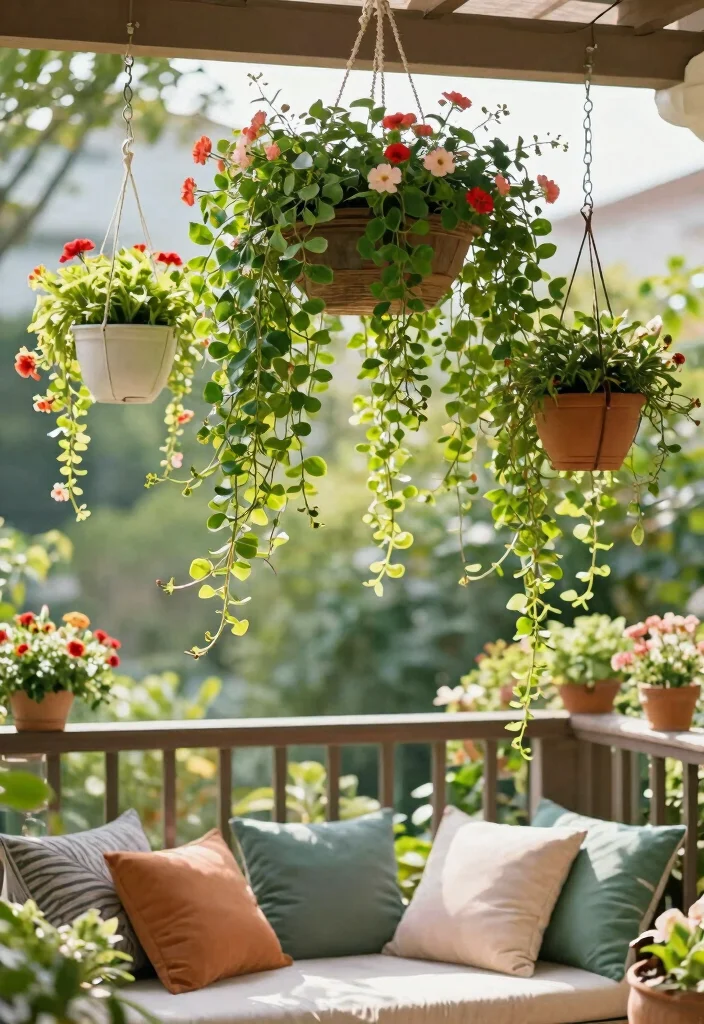 12 Garden Wall Trellis Ideas for Vertical Flower Displays 26 12 Garden Wall Trellis Ideas for Vertical Flower Displays 6. Hanging Trellis 0