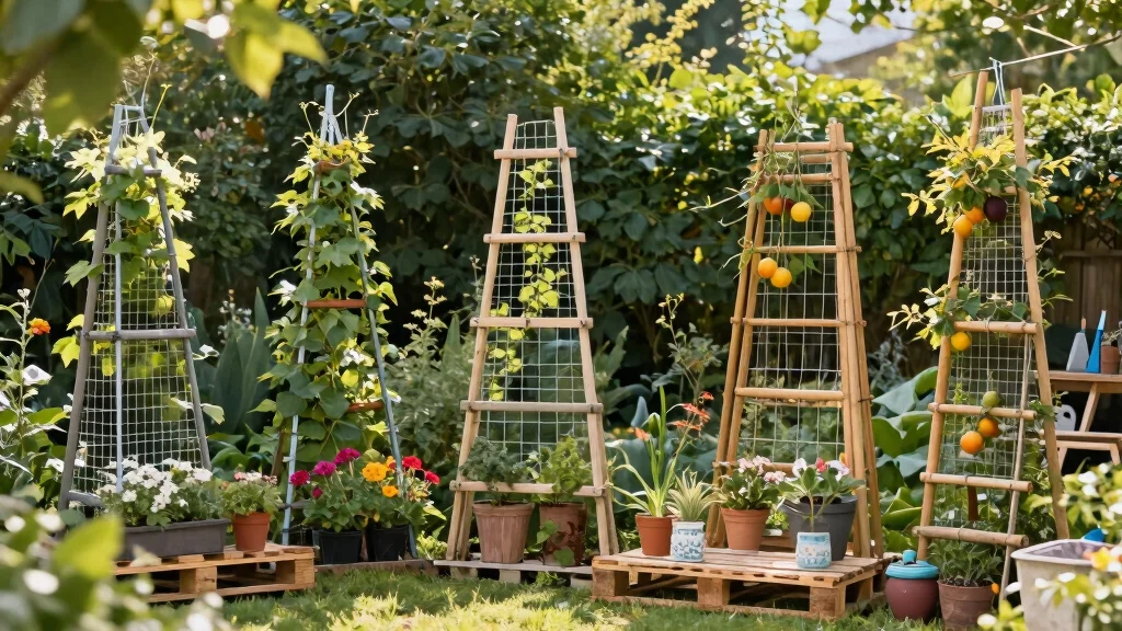 12 Homemade Trellis Ideas Using Simple Materials