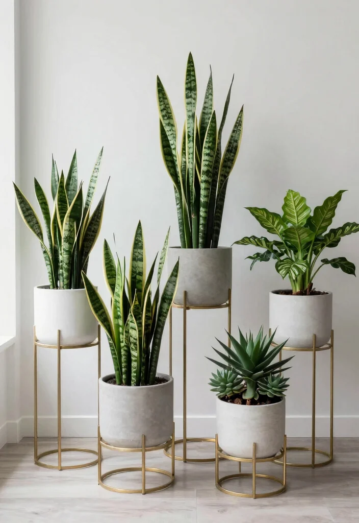12 Indoor Planter Ideas for Stylish Home Greenery 11. Planter Stands 0