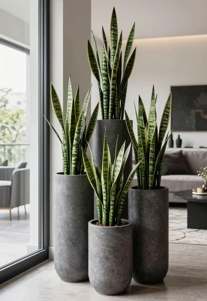 12 Indoor Planter Ideas for Stylish Home Greenery 7. Column Planters 0