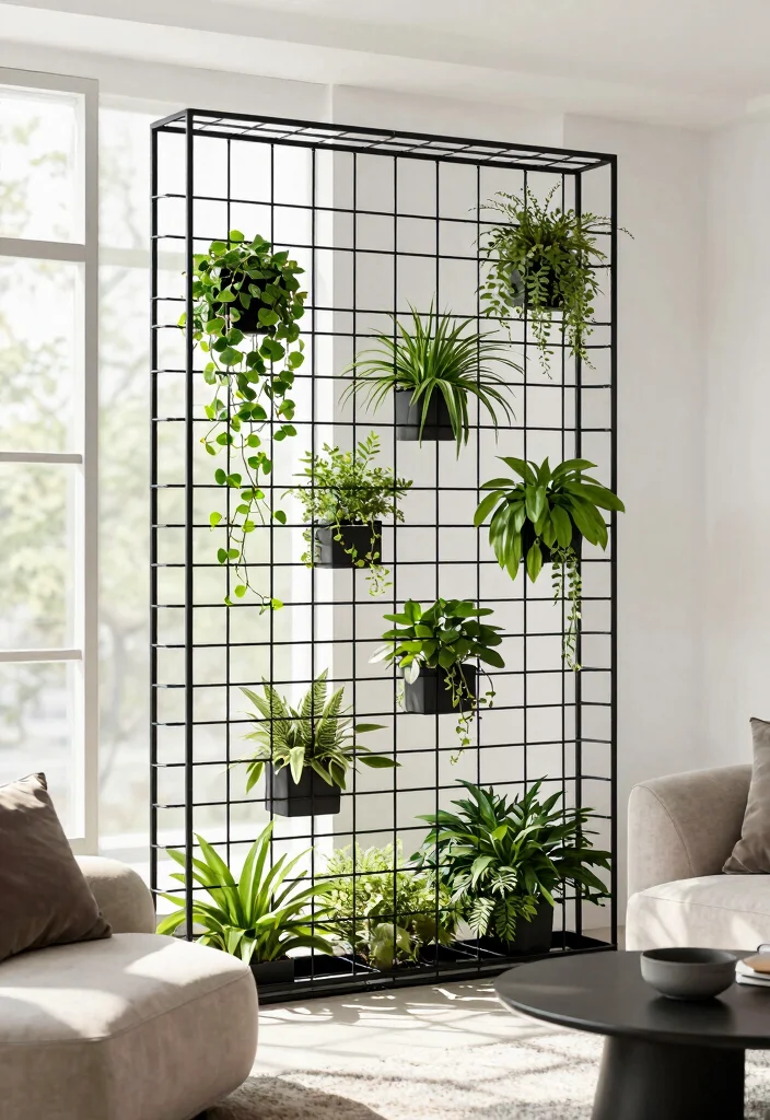 12 Indoor Trellis Ideas for Houseplants and Small Spaces 12 12 Indoor Trellis Ideas for Houseplants and Small Spaces 2. Metal Wire Trellis 0