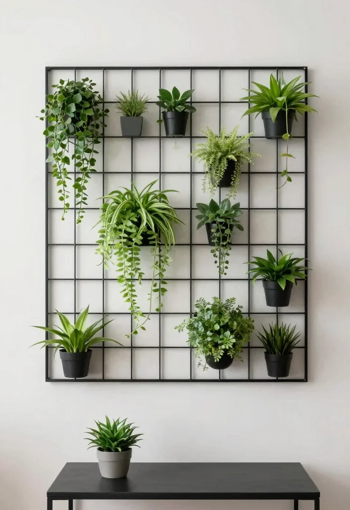 12 Indoor Trellis Ideas for Houseplants and Small Spaces 38 12 Indoor Trellis Ideas for Houseplants and Small Spaces 8. Grid Trellis 0