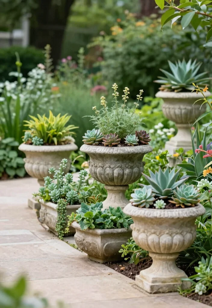 12 Large Outdoor Planter Ideas for Statement Pieces 25 12 Large Outdoor Planter Ideas for Statement Pieces 5. Decorative Stone Planters 0