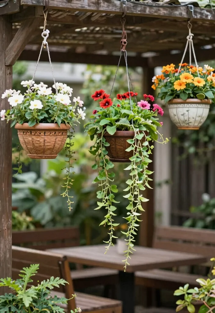 12 Large Outdoor Planter Ideas for Statement Pieces 37 12 Large Outdoor Planter Ideas for Statement Pieces 7. Hanging Planter Baskets 0