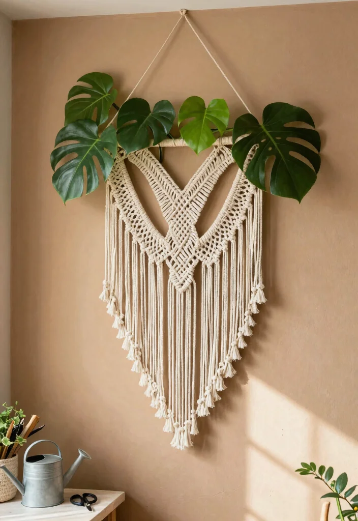 12 Monstera Trellis Ideas for Strong Indoor Plant Support 1 12 Monstera Trellis Ideas for Strong Indoor Plant Support 1. Macram Trellis 0