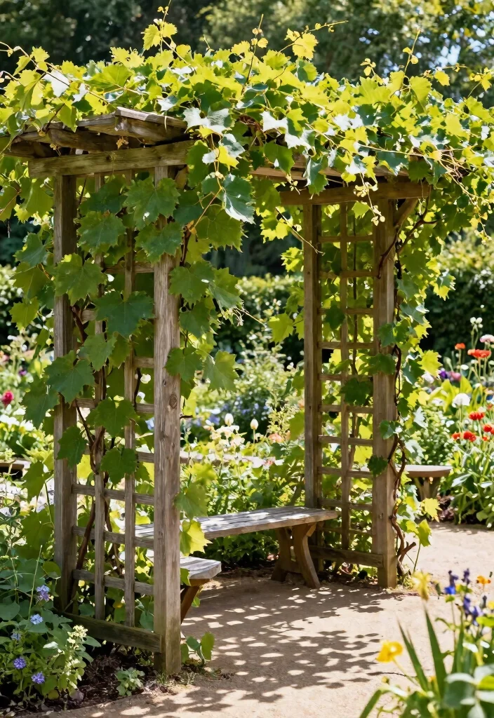 12 Muscadine Trellis Ideas for Heavy and Fast Growing Vines 6. Freestanding Trellis Panels 0